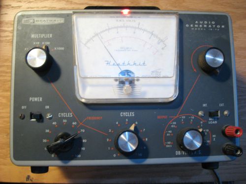 Heathkit Audio Signal Generator Model IG-72 Vintage - Used Untested
