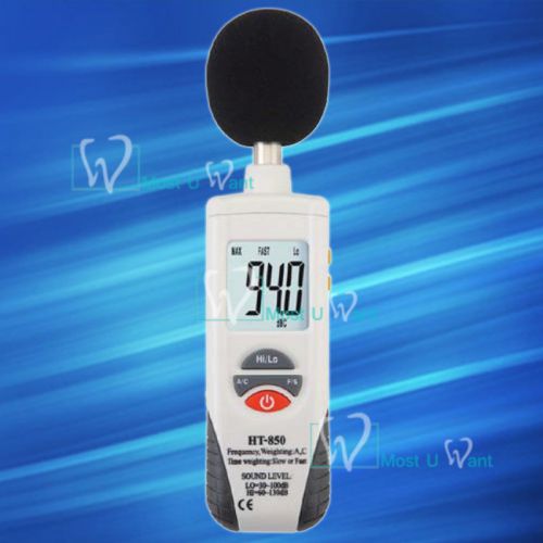 Digital sound level meter handheld sound gauge meter 30-130db 1.5db accuracy ce for sale