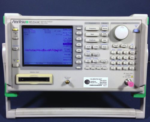 Anritsu ms2668c 9 khz - 40 ghz spectrum analyzer calibrated with warranty for sale