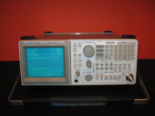Tektronix 2714 9 kHz to 1.8 GHz 50 Ohm Spectrum Analyzer