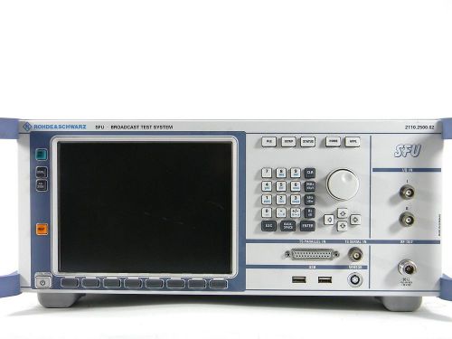Rohde &amp; Schwarz SFU Broadcast Test System Video Generator - 30 Day Warranty
