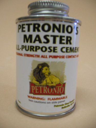 Master All Purpose Cement 4oz Brush in Can - Contact Cement- Shoe Repair Glue