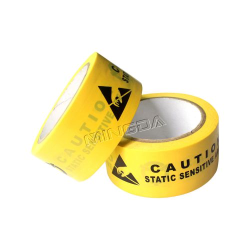Free Shipping Yellow Antistatic Warning Tape For ESD Floor Marking Caution Tape