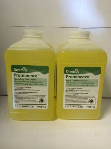 Diversey Prominence Heavy Duty Floor Cleaner - 2.5 Liter, Case of 2
