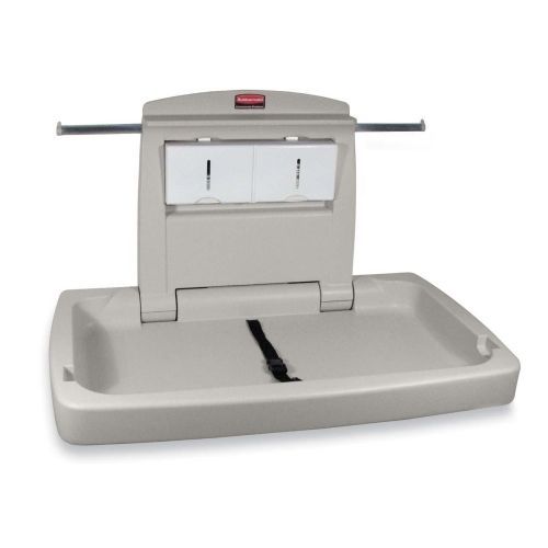 Rubbermaid horizontal changing station with adjustable safety belt - white for sale