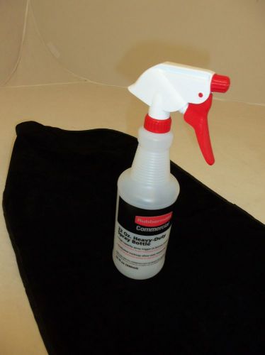 Rubbermaid commercial 9c03-06 32 oz heavy duty spray bottle with trigger for sale