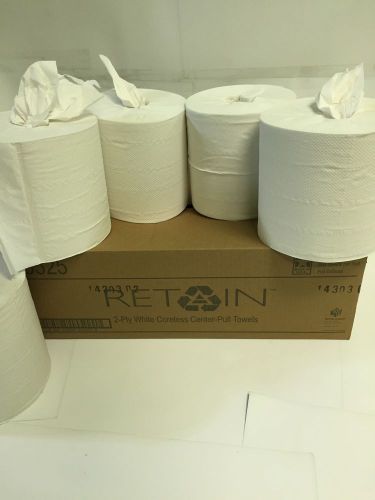 6 Rolls Center Pull Paper Towels 2 Ply 600sheets/roll