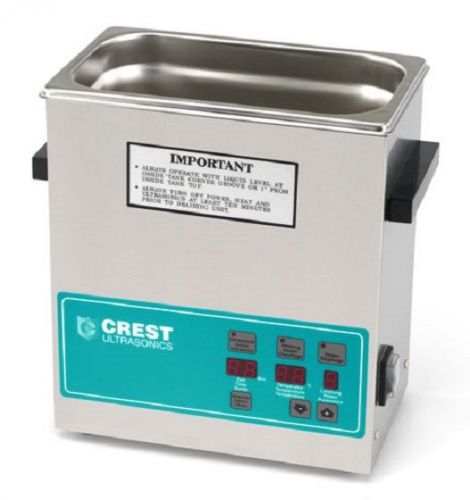 NEW Crest 1 Gallon CP360D Ultrasonic Heated Cleaner