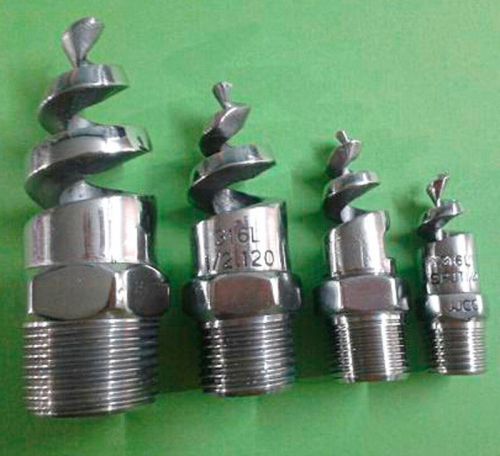 New 1pcs new stainless steel spiral cone spray nozzle 3/8&#034; bspt for sale