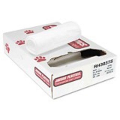 Super extra-heavy 16 mic can liners, 30 gallon capacity, 500 per carton for sale