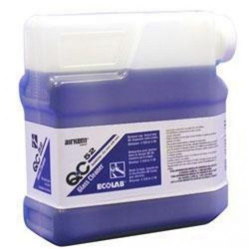 New ecolab airkem qc 52 glass cleaner concentrate incl 2-1.3l/44 fl oz ret $126 for sale