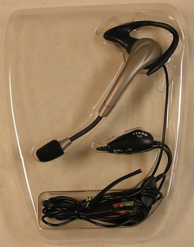Cyber acoustic dnct4 direct noise canceling mic technology headset hs-700 for sale