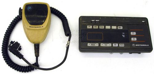 Motorola HCN1089A MaraTrac Radio UHF VHF Head Control HMN1061AA Mic