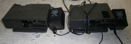Lot of 2 Motorola Minitor Amplifier Chargers NRN4985A