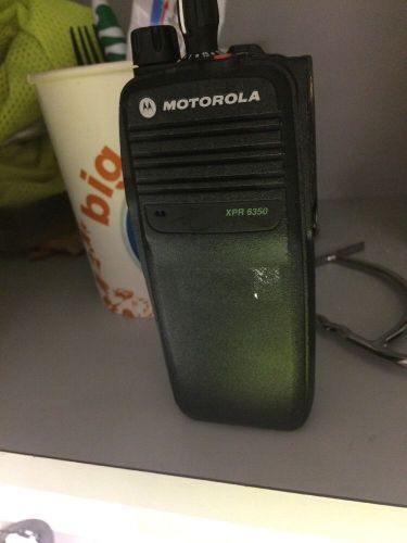 Motorola xpr 6350 uhf aah55qdc9la1an mototrbo complete portable for sale