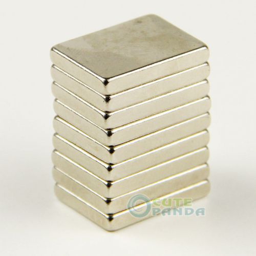 Bulk 10 x super strong block cuboid magnets rare earth neodymium 20 x 15 x 3 mm for sale