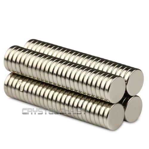 100pcs Super Strong Round Cylinder Magnet 9 x 2mm Disc Rare Earth Neodymium N50