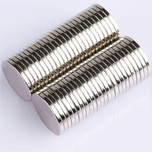 50pcs n35 strong magnet bulk round disc cylinder rare earth neodymium 15 x 1.5mm for sale
