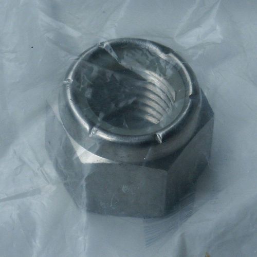 Stainless locknut 7/8-9, nylon insert, grainger 1ey53, new, ss lock nut for sale