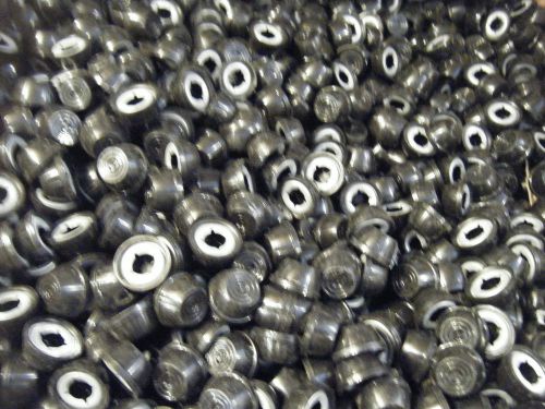 Lot of 300 caped 3/8&#039;&#039; tin nut axle cap push tricycle petal car bicycle rod