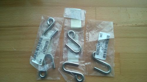 3/16 316ss closed eye s-hook 02066207 rf50 *lot of five* for sale