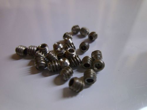 Socket set screws 6-32 x 1/8 stainless steel cup point (qty 75) #4091a for sale