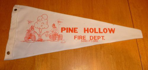 Vintage Pine Hollow Fire Dept ATV Flag Mt Hood Oregon Rock Creek Reservoir Wamic