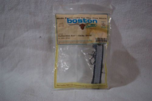 Boston leather 5425r reflective anti-sway strap, mates with all radio straps for sale