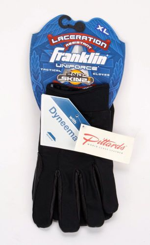 Franklin Uniforce Laceration Resistant 2nd Skins II  Dyneema Tactical Gloves XL