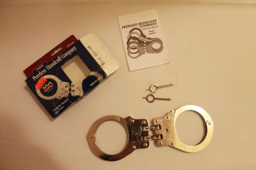 Peerless Handcuff Company, Hinged Handcuffs, law enforcement grade
