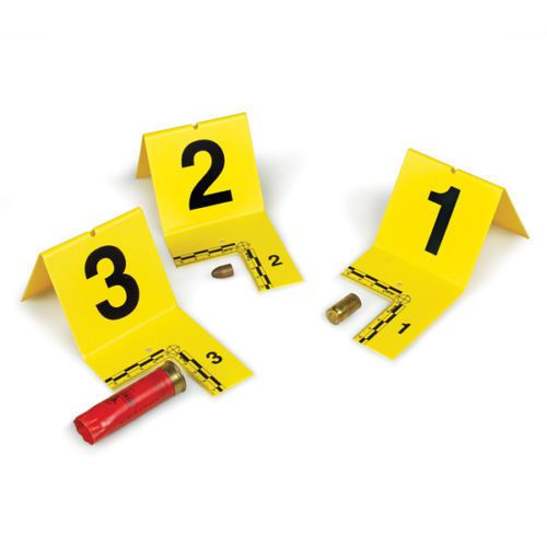 Armor Forensics IDTC-0120Y EVI-PAQ Yellow Cutout Type ID Tent With Numbers 1-20