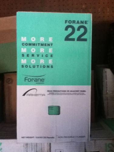 R22 refrigerant  30 lbs New In Box Honeywell / Dupon / Forane