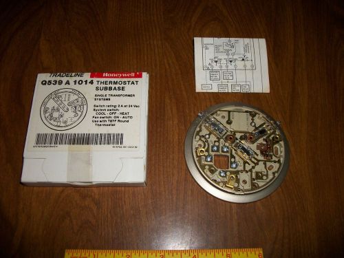 LOT OF 2 HONEYWELL THERMOSTAT SUBBASES  Q539A1014-Q539A1014