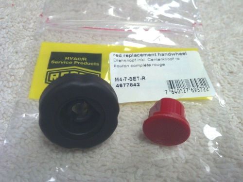 Refco, 3 &amp; 4-way refco manifolds, replacement knob, red insert, m4-7-set-*r for sale