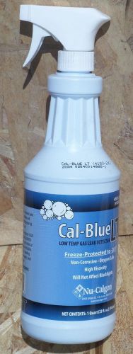 Case of 6 - nu-calgon cal-blue lt low temperature gas leak detector spray hvac for sale