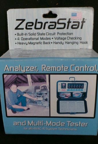 ZebraStat ZS-2 Analyzer, Remote Control, &amp; Multi-Mode Tester for HVAC