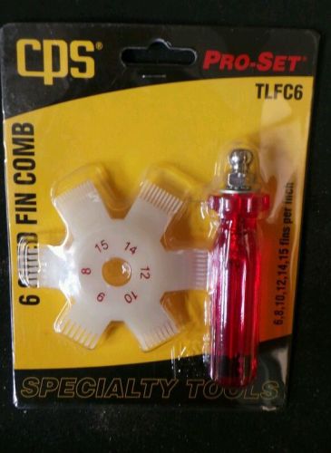 New CPS PRO-SET TLFC6 6 Sided Fin Comb HVAC Tool