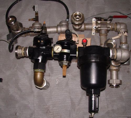 Pneumatic filter regulator valves 2&#034; norgren f18 r18 c1089c festo dump valve for sale