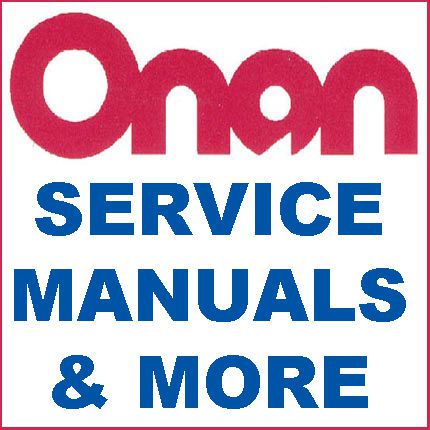 Onan MDJA ENGINE &amp; GENSET Parts, Operators &amp; SERVICE Manual -3- Marine MANUALS