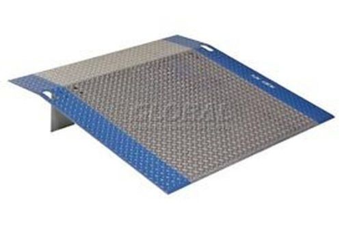 Dock plate 36&#034; x 48&#034; diamond tread plate with handle slots 1,900# cap 7&#034; legs for sale