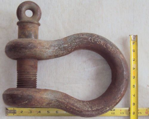 35 TON CLEVIS D OR BOW SHACKLE WITH SAFETY OR SCREW PIN (QTY 1)