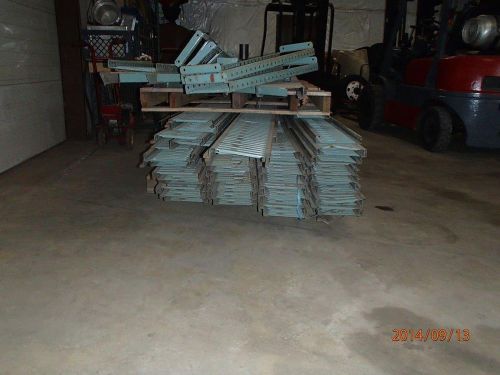 Used industrial steel mezzanine floor grate w/staircase &amp; railings local pickup for sale