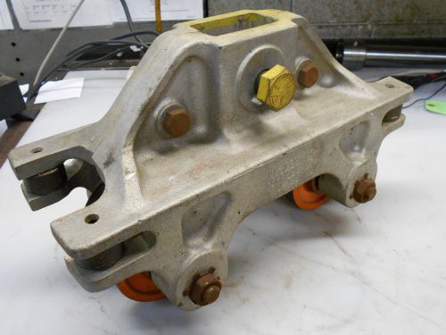 Unified ind. bt 325-10 2 ton 4 wheel trolley for 3.25/3.33 flange flat rail for sale