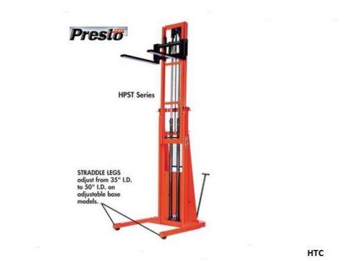 Dependable straddle stacker psta2127 for sale