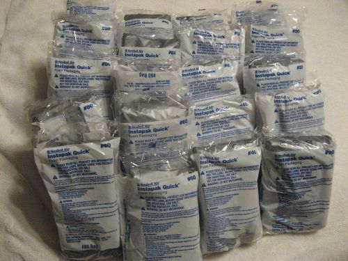 Instapak foam bags variety  qty 6-80 6-60 6-40 6-20  total 24 bags for sale