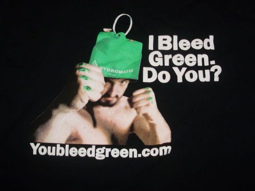 Large Hydromatic Sump Pump t-shirt I Bleed Green Do You? water plumber drain