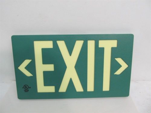 Jessup 7040-B, 15 3/8&#034; x 8 3/4&#034;, Glo Brite Exit Sign