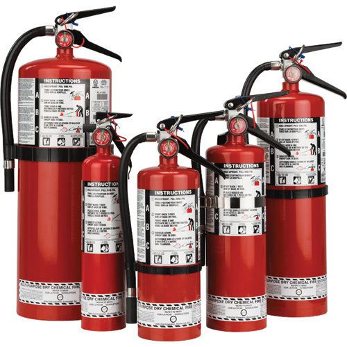 StrikeFirst Steel Dry Chemical ABC Fire Extinguisher 10Lbs with Wall Mount