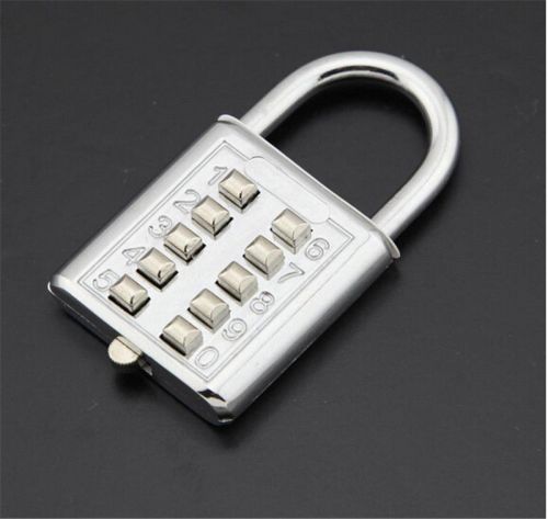 Nice 5 number combination fad digit push-button luggage travel code lock us fm for sale