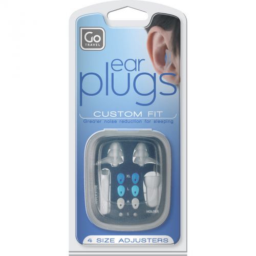 Go Travel Sleep / Noise Reducing Z Zone Adjustable Silicone Ear Plugs &amp; Case 430
